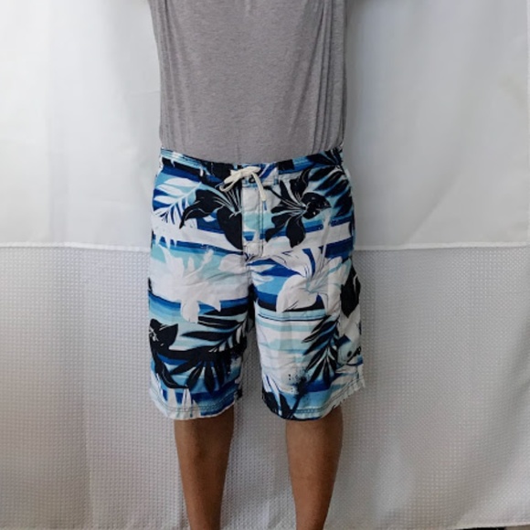 Unbranded Other - Men's Ocean Floral Board Shorts Swimsuit